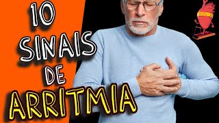 10 SINTOMAS QUE SEU CORAÇÃO PODE ESTAR BATENDO FORA do RITMO arritmia cardíaca [upl. by Eerehs]