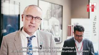 FIEC Interview with Niko Demeester  Embuild CEO [upl. by Elokcin]