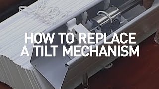 How to Replace a Blind Tilt Mechanism  Blindscom DIY [upl. by Harobed458]