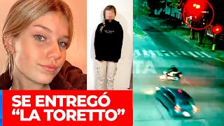 SE ENTREGÓ quotLA TORETTO” la tiktoker que atropelló y mató a un motociclista en La Plata [upl. by Ayotel]