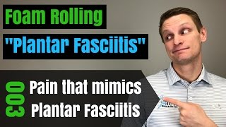 Foam Rolling quotPlantar Fasciitisquot 003 – Relieving Trigger Points in the Abductor Hallucis [upl. by Tayyebeb]