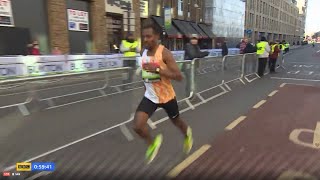 BEKELES first race in 2020  London Half Marathon 2020 [upl. by Inej]