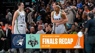 Lynx SURVIVE against Liberty tie largest comeback in Finals HISTORY  WNBA Finals Game 1 Recap [upl. by Naul299]