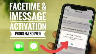 FaceTime amp iMessage activation unsuccessful solved  Waiting for activation [upl. by Ayote]