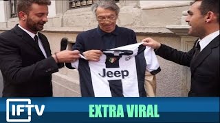 MASSIMO MORATTI ON CONTESIMEONE TO INTER amp THEN SAYS FORZA JUVE [upl. by Meeks]