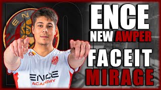 ENCE NEW AWP Podi Faceit Mirage Highlights 🔥 POV HIGHLIGHTS [upl. by Ytsur]