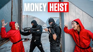 MONEY HEIST vs POLICE in REAL LIFE ll THE CHASE 30 ll Epic Parkour Pov Chase [upl. by Anitnoc]