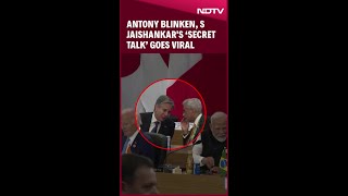 G20 Summit 2024  US Secretary Of State Antony Blinken EAM S Jaishankars ‘Secret Talk’ Goes Viral [upl. by Arerrac]