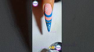 COPOS DE NIEVE 2024 ✨🤗💅 naitanails moda manicure feliznavidad feed funny [upl. by Atinnor338]