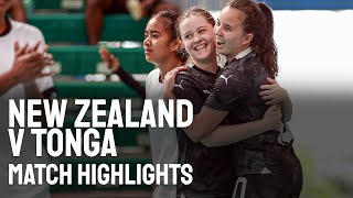 New Zealand v Tonga  Highlights  2024 OFC Futsal Womens Nations Cup [upl. by Yasmar]