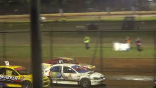 production sedans Aus title part 1 Kingaroy speedway 17042022 [upl. by Justicz]