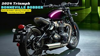 Bonneville Bobber Offering A Look with A Charming Classic Model  2024 Triumph Bonneville Bobber [upl. by Ynots530]