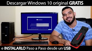 Cómo INSTALAR WINDOWS 10 desde USB  Formatear Windows 10 💻🔥 [upl. by Ivette]