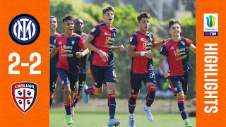 PRIMO PUNTO STAGIONALE 👌🏼 INTERCAGLIARI PRIMAVERA 22 GLI HIGHLIGHTS [upl. by Dyraj]