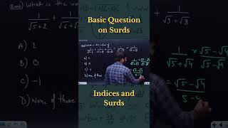 Basic Question on Rationalization  cat exponents exam shorts quants maths indices surds [upl. by Addy]