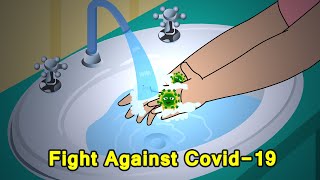 Weak point of Covid19 ll Coronavirus Hindi Cartoon ll How to Fight Against Covid19 [upl. by Ardra496]