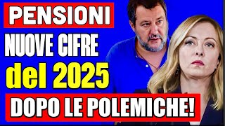 PENSIONI CLAMOROSO 👉 NUOVI AUMENTI per IL 2025 DOPO LA GAFFE DEI 3 EURO LE CIFRE quotAGGIORNATEquot 💰📈 [upl. by Rachaba]