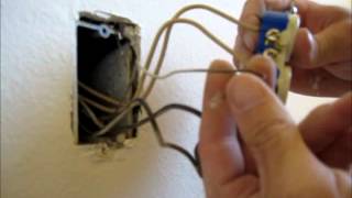 How To Replace An Old Electrical Outlet  Wall Plug Replacement [upl. by Yekcin]