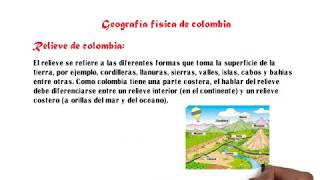 Geografia fisica de Colombia [upl. by Elocen511]