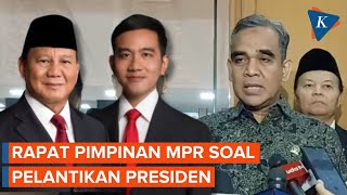 MPR Gelar Rapat Tertutup Bahas Pelantikan PrabowoGibran 20 Oktober [upl. by Certie635]