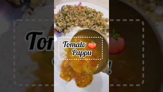 Andhra Style Tomato Pappu 🍅  Thakkali paruppu shorts trending cooking tomatopappu yt [upl. by Maffei]