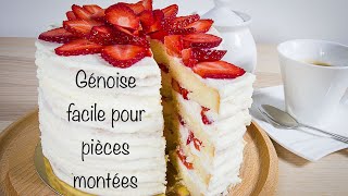 Recette rapide et facile  Comment réussir une génoise [upl. by Einre66]