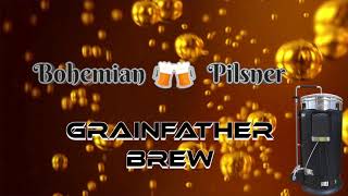 Bohemian Pilsner Grainfather brew [upl. by Zere]