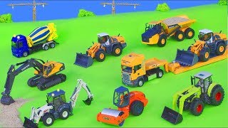 Différents véhicules de chantier pour enfants [upl. by Alehtse]