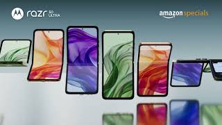 MotorolaRazr50Ultra  4” 165Hz External Display  At ₹5000mo  Know more on AmazonInOfficial [upl. by Naugal]