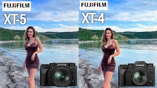 Fujifilm XT5 VS Fujifilm XT4 Camera Test Comparison [upl. by Eiramalegna532]