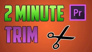 Premiere Pro CC  How to Trim and Cut Video with Shortcuts [upl. by Anaidni721]