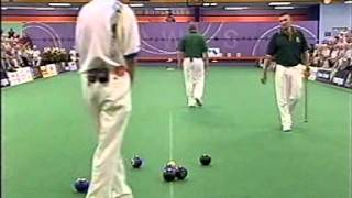 Lawn Bowls2002 K Kerkow Vs J Ross THBC Indoor [upl. by Tychonn28]