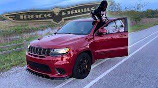 BUYING A TRACKHAWK AT 19  car trackhawk jeep srt [upl. by Aivilys]