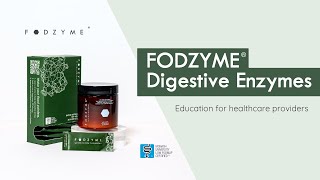 FODZYME Digestive Enzymes Education for Healthcare Providers [upl. by Nevlin]