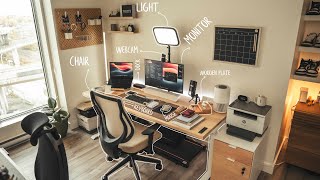 Modern Home Office amp Productive Workspace  WFH 2000 Hours Later [upl. by Haeluj302]