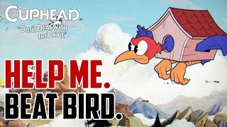 Cuphead  How to Beat Birdhouse Bird Boss Wally Warbles [upl. by Delores59]