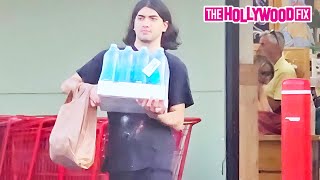 Michael Jacksons Son Blanket Jackson Goes Grocery Shopping At Trader Joes amp Charges His Tesla [upl. by Oby54]