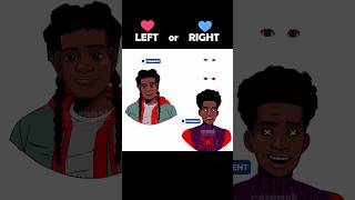 Drawing miles morales in 2 different styles art shorts spiderman [upl. by Ekrub]