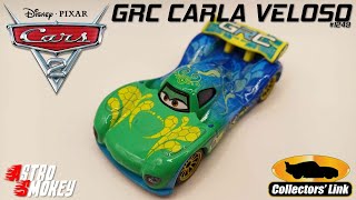 Mattel DisneyPixar Cars GRC Carla Veloso World Grand Prix Racer 2024 Singles Case J Mini 10Pack [upl. by Iadrahs]