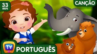 Vamos Todos À Floresta Lets Go to the Forest  Canções infantis em português  ChuChu TV Coleção [upl. by Alekin]