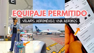 Equipaje permitido 2022 Viva Aerobús Volaris y Aeroméxico [upl. by Mountford240]