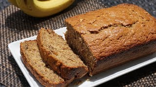 The Perfect Moist BANANA BREAD Recipe [upl. by Zimmer]