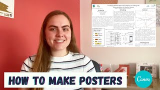 How to Make a Scientific Poster using Canva  Presenting Research Papers at Online Conferences [upl. by Irama]