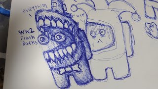 Gyres Cursed ass doodle Livestream Pt1 [upl. by Glogau355]