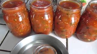 How To Make Yummy Salsa For Canning or Freezing 2 Recipes to Choose From [upl. by Oralia]