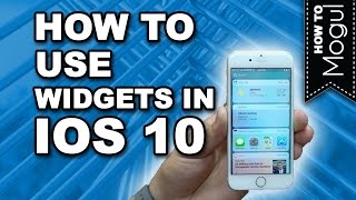 How to add widgets in iOS 10 on iPhone 7 [upl. by Maryn942]