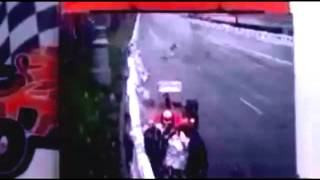 Kamui Kobayashi Crash in Moscow [upl. by Henson]