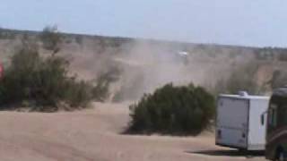 Trophy Truck Jumps over canal at Glamis 2010 [upl. by Anselmo196]