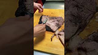 How to make burnt ends from the brisket point bbq beef meat cooking chef [upl. by Romalda620]