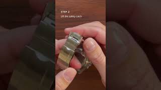 How To Open the Clasp of Your Rolex [upl. by Dardani]